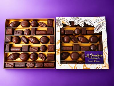 coffret noir lait 300g